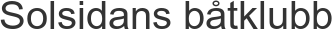 Solsidans båtklubb
